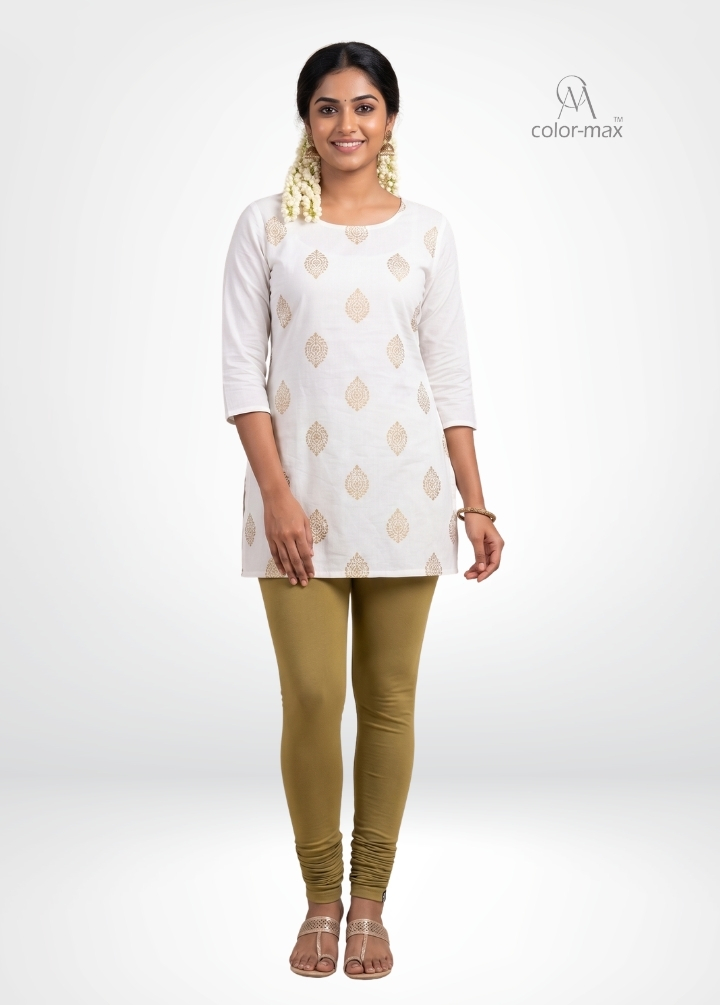 DARK BISCUT - Premium Cotton Lycra Chudi Leggings
